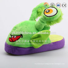 2015 New arrival plush womens fuzzy flip flop bedroom slipper